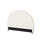 NNEED Bed Head King Single Headboard Boucle White