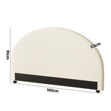 NNEED Bed Head Queen Size Headboard Fabric Beige