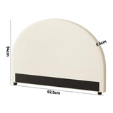 NNEED Bed Head Single Size Headboard Fabric Beige