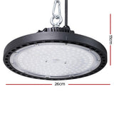 NNEDSZ Leier LED High Bay Lights 100W UFO Industrial Workshop Warehouse Factory Lamp