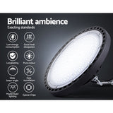 NNEDSZ Leier LED High Bay Lights 100W UFO Industrial Workshop Warehouse Factory Lamp