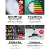 NNEDSZ Leier LED High Bay Lights 150W UFO Industrial Workshop Warehouse Factory Lamp