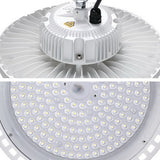 NNEDSZ Leier LED High Bay Lights 150W UFO Industrial Shed Warehouse Factory Lamp White