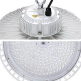 NNEDSZ Leier LED High Bay Lights 200W UFO Industrial Shed Warehouse Factory Lamp White
