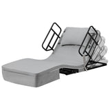 NNEMB Electric Adjustable Bed, Backrest and Leg Adjustment German-Engineered Power Lifting with Remote Control, Grey