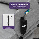 NNEMB Electric Adjustable Bed Backrest, German-Engineered Power Lifting Back Support with Remote Control, Grey