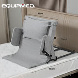 NNEMB Electric Adjustable Bed Backrest, German-Engineered Power Lifting Back Support with Remote Control, Grey