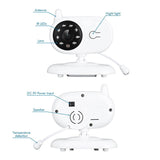 Wireless Baby Monitor With 3.5 Lcd 2.4Ghz Night Vision 2-Way Talk-1915196621138825223