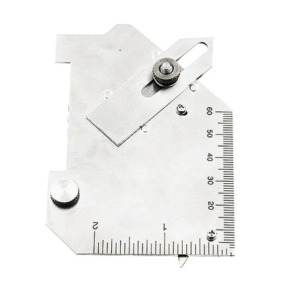 Stainless Steel Fillet Weld Gauge - Multi-Function Inspection Ruler-1915197084936572929
