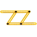 Handy Four-Sided Angle Measuring Ruler For Diy Projects-1915197400545366017