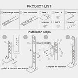 Wall-Mounted Vacuum Cleaner Holder For Dyson V6 V7 V8 V10 - No Drilling Needed-1915196681184481288