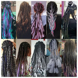 60Cm Gradient Braid Wig - Long Length-1915197708528914438