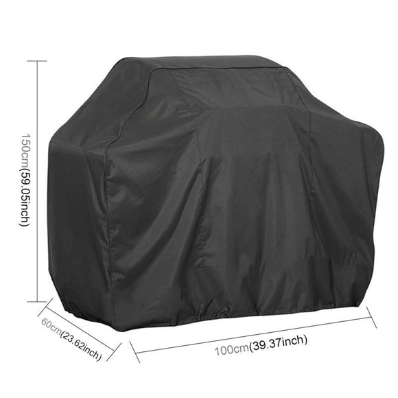 Waterproof Bbq Grill Cover - 210D Oxford Cloth - Dust-Proof - Anti-Uv - 100X60X150Cm - Outdoor-1915196748935073793
