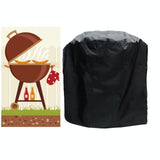 Waterproof Bbq Grill Cover - 210D Oxford Cloth Anti-Uv Dust-Proof 71X73Cm Black-1915196776881721349