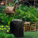 Waterproof Bbq Grill Cover - Anti-Uv Dust-Proof 210D Oxford Cloth - 58X77Cm - Black-1915196793222729732