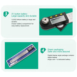 Digital Angle Finder Protractor Ruler - Lcd Display-1915197881225187332