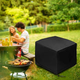 Waterproof Outdoor Furniture Cover - 210D Oxford Cloth - Anti-Uv & Dust-Proof - Fits Table & Chairs - 170X94X70Cm - Black-1915196700230815748