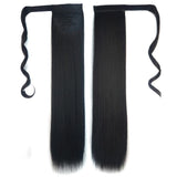Long Straight Hair Wig Ponytail - Invisible Bandage Style 1B-1915198055850840064