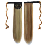 Long Straight Bandage Style Wig With Invisible Ponytail - 16H613-1915198418561667072