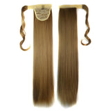 Long Straight Ponytail Wig With Invisible Bandage - 18M22-1915197550273630212