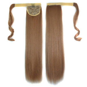 Long Straight Ponytail With Invisible Bandage Band-1915197673183514625