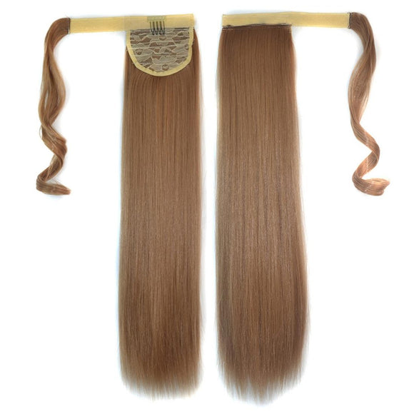 Long Straight Ponytail With Invisible Bandage Band-1915197673183514625
