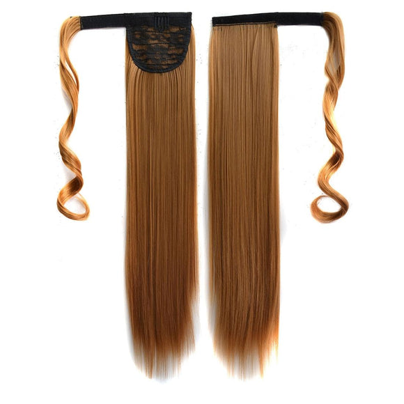 Long Straight Ponytail With Invisible Bandage For Natural Look-1915197480966950913