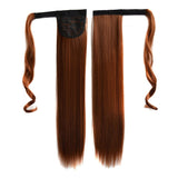 30 Long Straight Hair Wig Ponytail With Invisible Bandage Style-1915197296769896452
