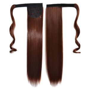 Long Straight Ponytail With Invisible Bandage For Natural Look-1915197059984658433