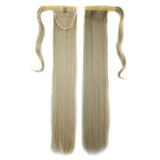 Long Straight Ponytail Wig With Invisible Bandage - 88-1922443462117036036