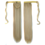 Long Straight Invisible Bandage Ponytail Wig - 613H16-1915197897377452033