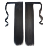 Long Straight Invisible Bandage Style Wig Ponytail - No Code-1915197753894506496