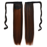 2H30 Straight Hair Invisible Bandage Wig Ponytail - Natural Look-1915197583714816004