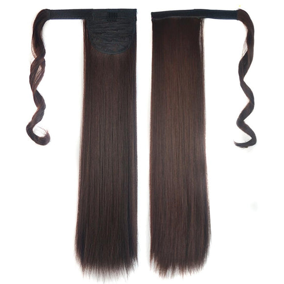 Long Straight Hair Wig Ponytail - Invisible Bandage Style-1915197235113627649