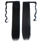 Long Straight Invisible Bandage Ponytail Wig - No Code-1915197519441301508