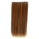 Long Straight Wig Piece With 5 Clips - 6H27H613 Colour Blend-1915198405492215809