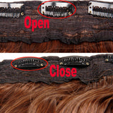 Long Straight Wig Piece With 5 Clips - 6H27H613 Colour Blend-1915198405492215811