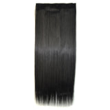 Long Straight Clip-In Wig Extension - 5 Pieces-1915198071071969281