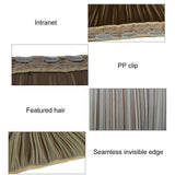 27H4 Long Straight Wig With Five Clips - Natural Look-1915197552291090434