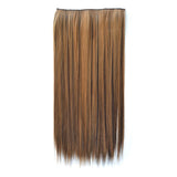 27H4 Long Straight Wig With Five Clips - Natural Look-1915197552291090438