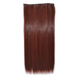 33M35 Long Straight Wig With Five Clips - Natural Look-1915198429601075200