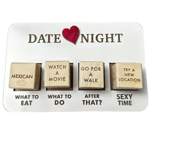 NNEOBA Wood Romantic Date Night Game