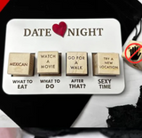 NNEOBA Wood Romantic Date Night Game