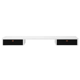 NNEDSZ Artiss Standing Desk Desktop Storage Rack Shelf Removable Bookshelf Drawer 120cm