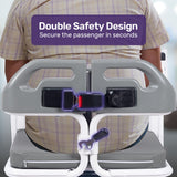 NNEMB 4in1 Patient Lift Transfer Chair, Easy Hydraulic Height Adjustment, Shower Compatible, Over Toilet, Removable Commode, for Seniors Elderly Disabled