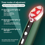 NNEOBA Anti-Wrinkle Photon Therapy Facial & Eye Massager Green