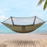 NNEDSZ Hammock Chair Metal Stand Outdoor Furniture Black