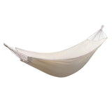 NNEDSZ Hammock Bed w/ Travel Bag Outdoor Lounge Chair Cream