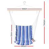 NNEDSZ Hammock Chair Swing Camping Blue