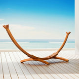 NNEDSZ Hammock Bed Stand Larch Wood 315cm Length